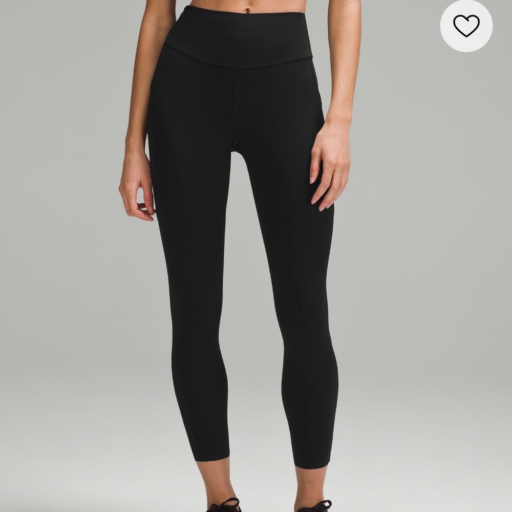 Lululemonn fast & free leggings in black size 4